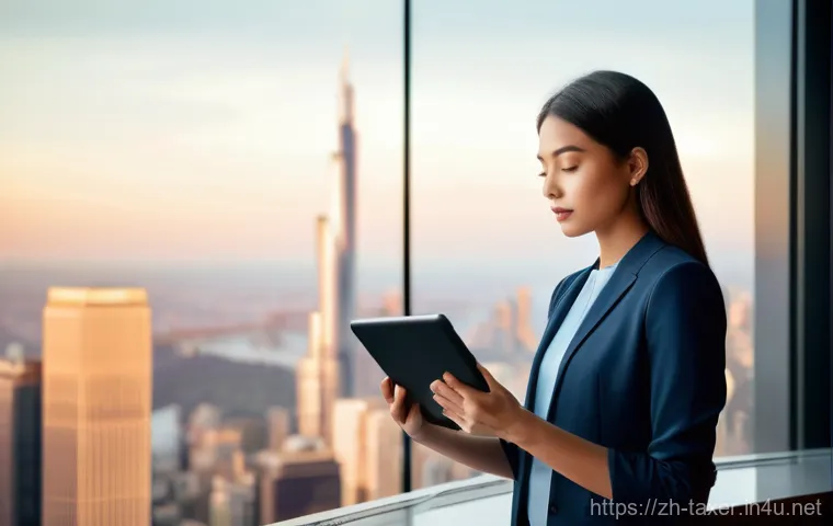 세무사와 해외 소득 신고 - **Prompt for "Tax Professional as a Trusted Guide":**
    "A warm and inviting scene depicting a div...