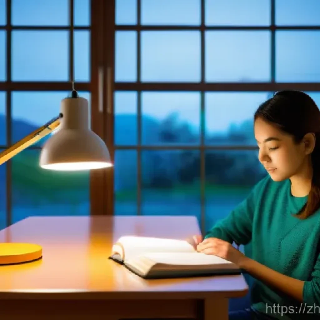 세무사 시험과정에서의 집중력 유지법 - **Prompt: A serene and organized study sanctuary.**
Detailed Description: A young adult (18-25 y...