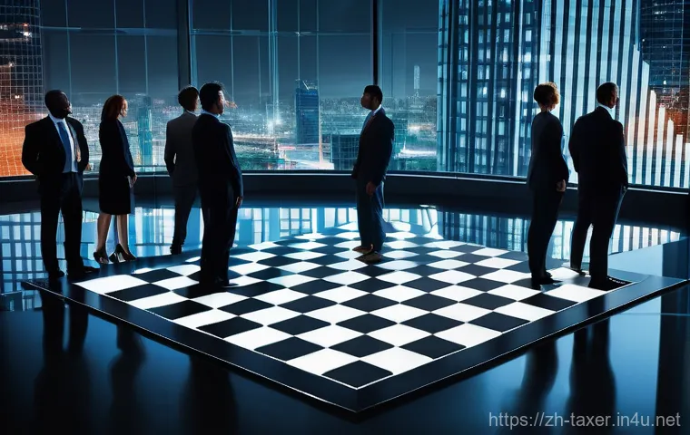 세무사와 기업 구조조정 - **Prompt 1: Strategic Corporate Metamorphosis**
    A dynamic, high-angle shot of a diverse group of...