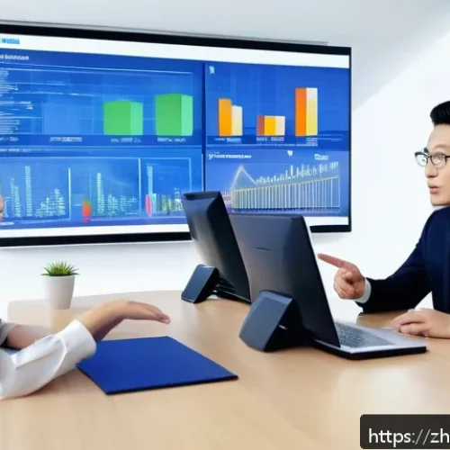 세무사 자격증으로 가능한 업종 - A modern corporate office scene showing a professional tax advisor consulting with business executiv...