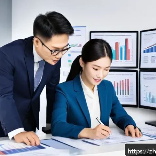 세무사와 세무대리인 업무 - A modern office scene showing a professional tax advisor (tax specialist) and a tax agent working to...